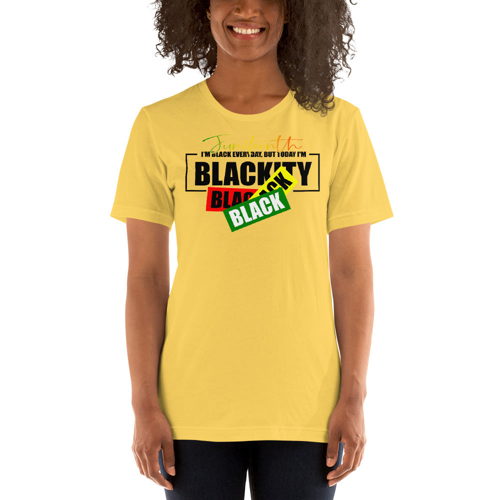 Juneteenth Black Black Premium Soft Unisex Tee