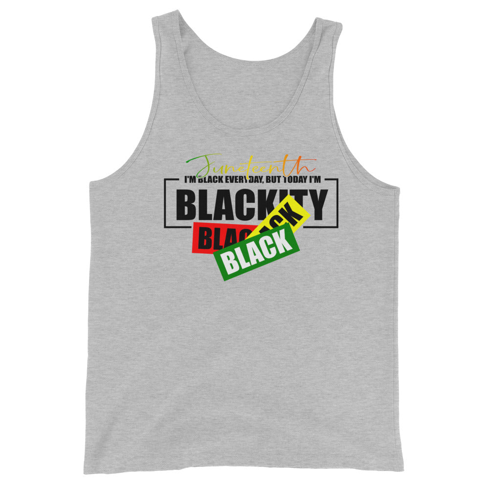 Juneteenth Black Black Premium Unisex Tank Top