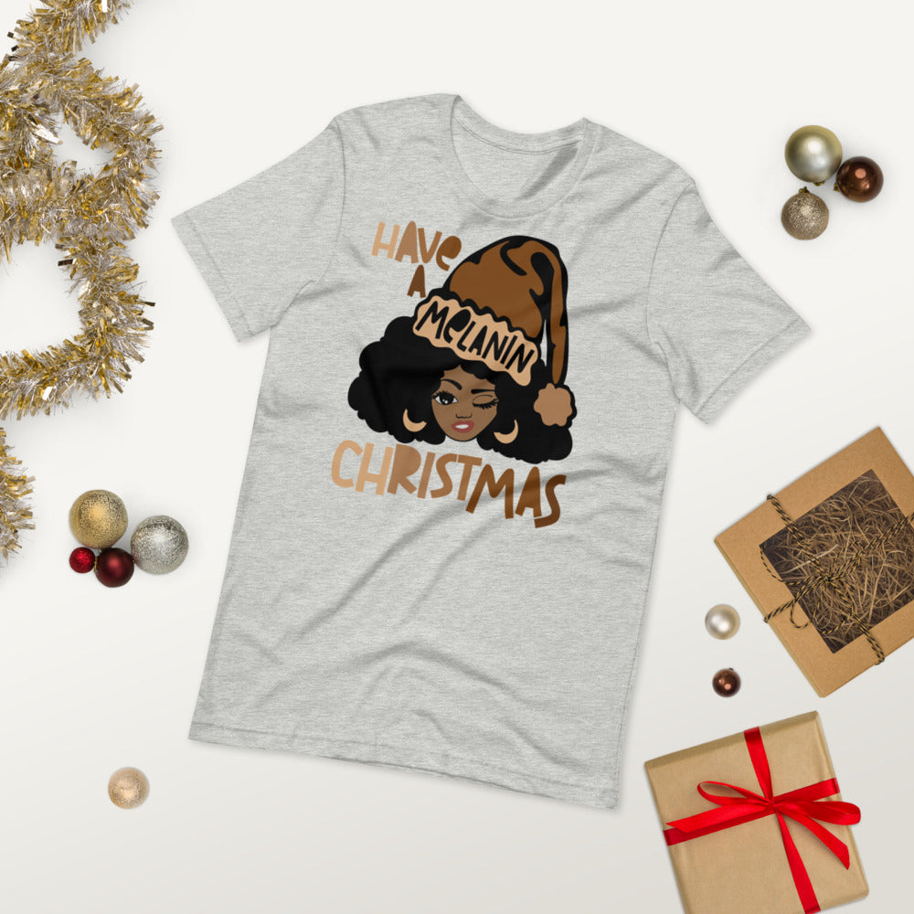 Have A Melanin Christmas Premium Soft Unisex Tee