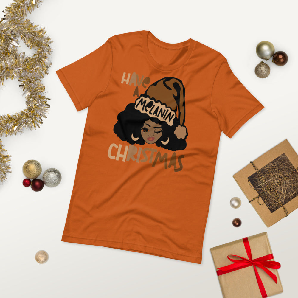 Have A Melanin Christmas Premium Soft Unisex Tee