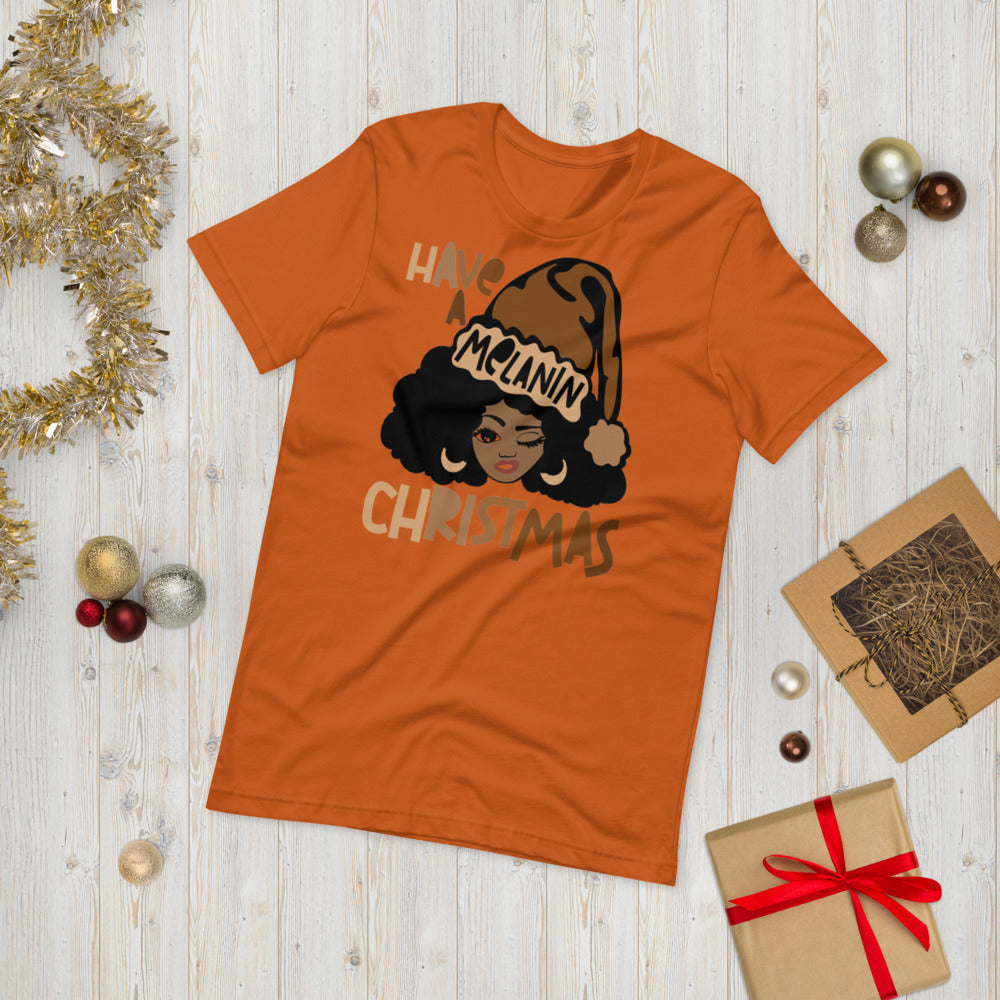 Have A Melanin Christmas Premium Soft Unisex Tee