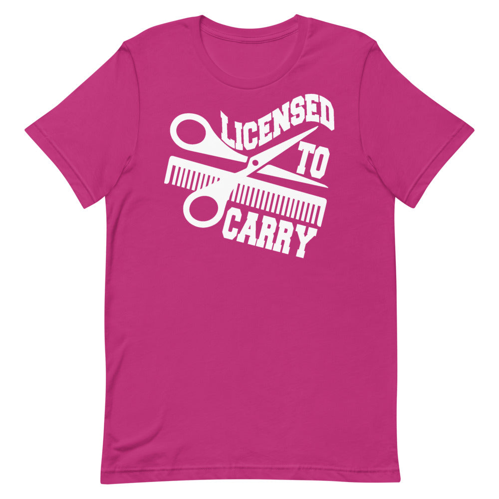 Licensed To Carry Premium Soft Unisex Tee - White Design
