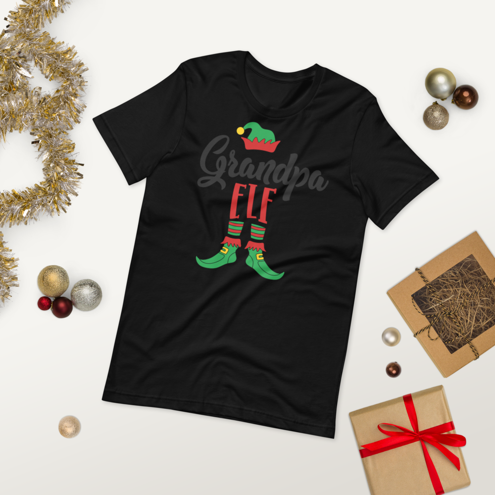 Grandpa Elf Unisex Tee