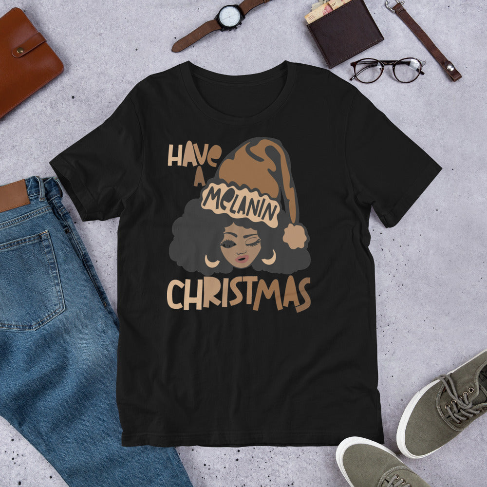 Have A Melanin Christmas Premium Soft Unisex Tee