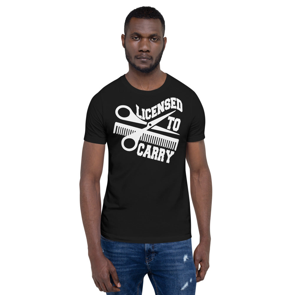 Licensed To Carry Premium Soft Unisex Tee - White Design