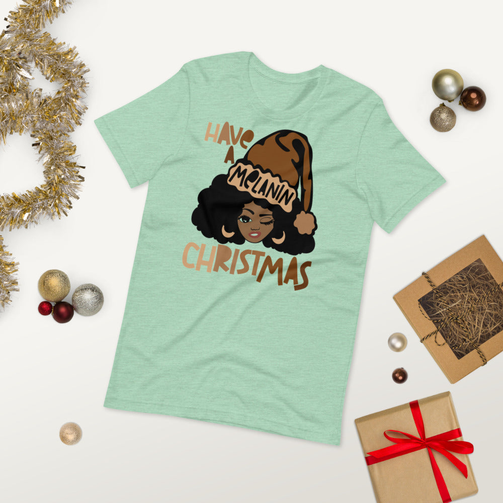 Have A Melanin Christmas Premium Soft Unisex Tee