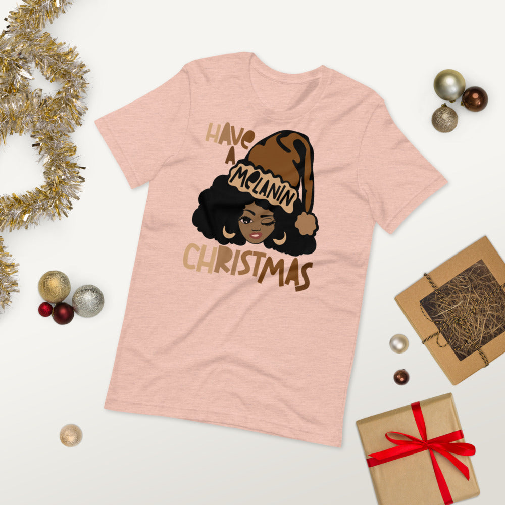 Have A Melanin Christmas Premium Soft Unisex Tee