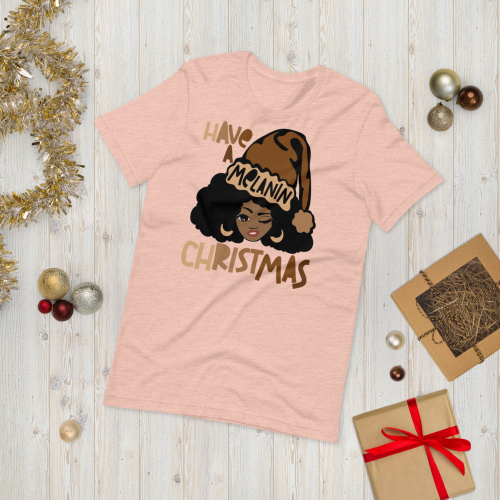 Have A Melanin Christmas Premium Soft Unisex Tee