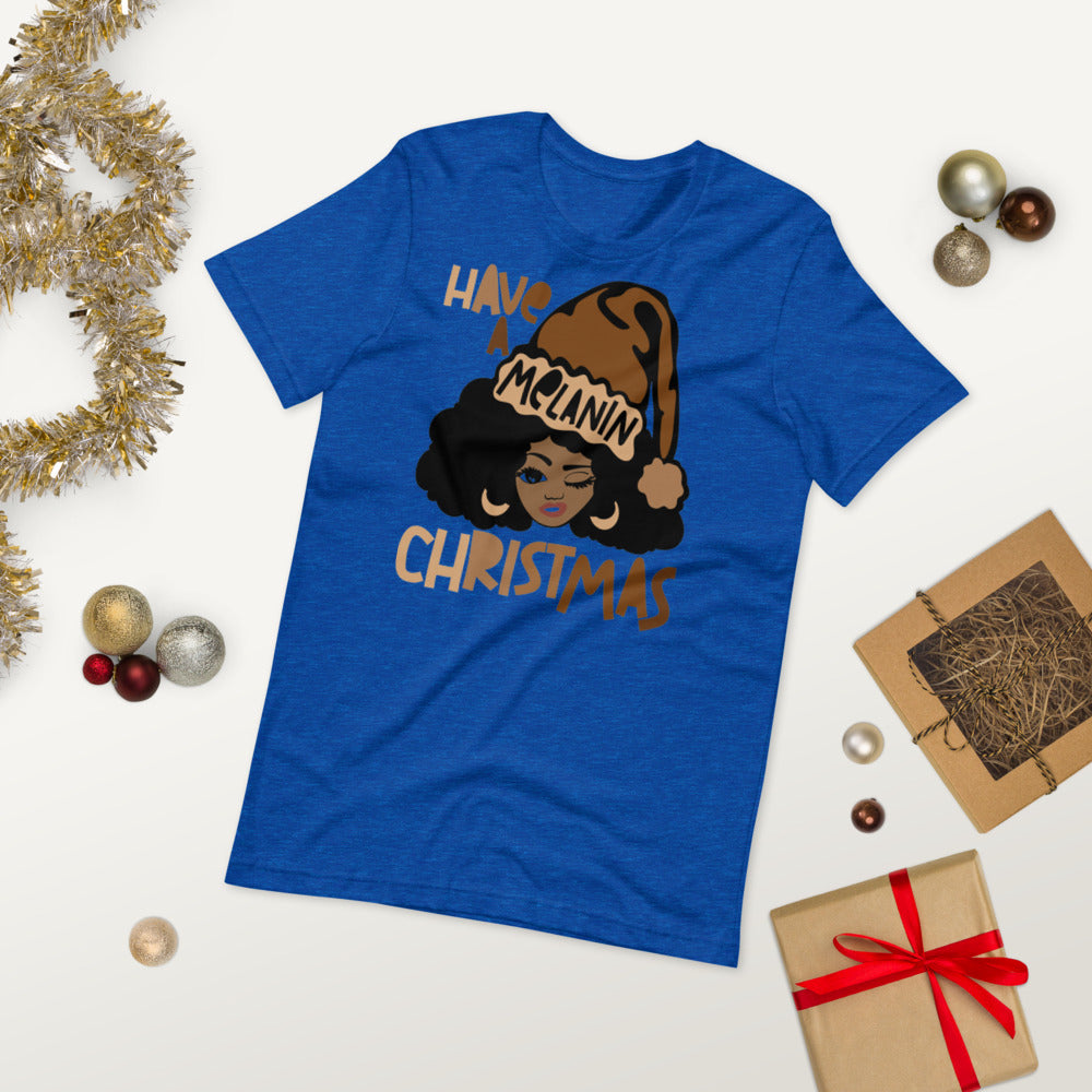 Have A Melanin Christmas Premium Soft Unisex Tee