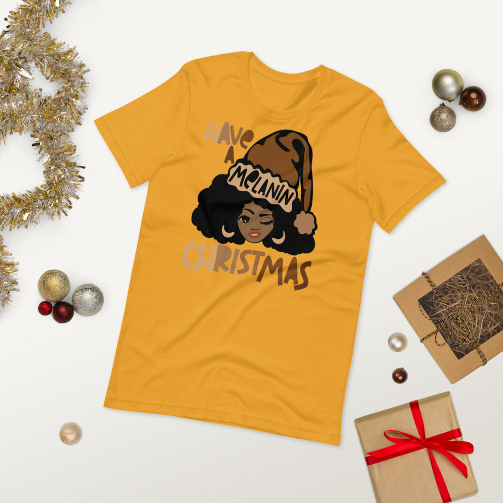 Have A Melanin Christmas Premium Soft Unisex Tee