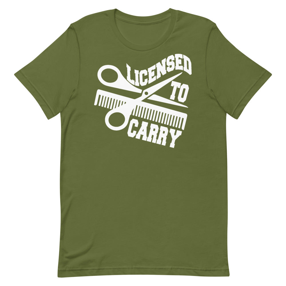 Licensed To Carry Premium Soft Unisex Tee - White Design