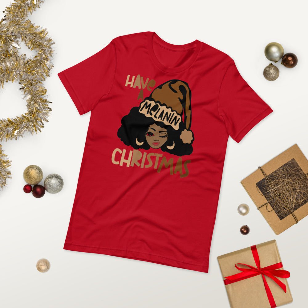 Have A Melanin Christmas Premium Soft Unisex Tee