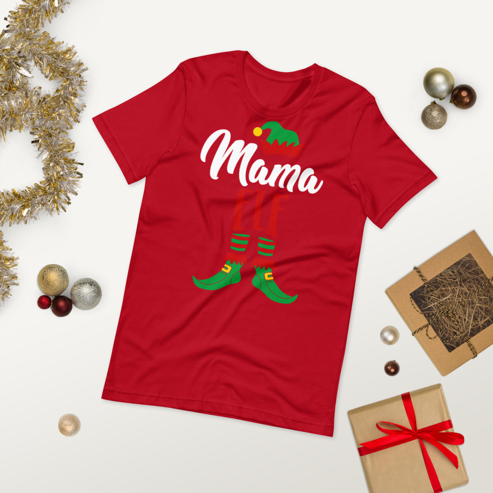 Mama Elf Short-Sleeve Unisex T-Shirt