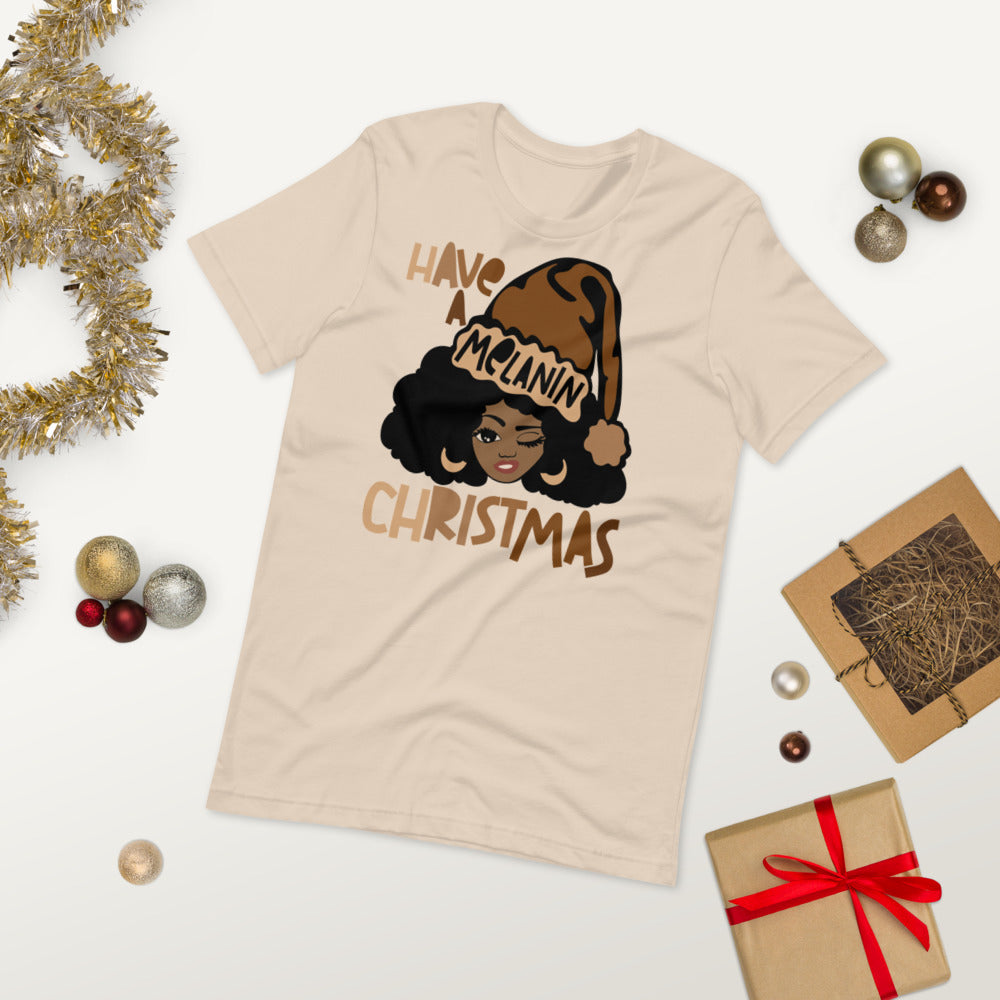 Have A Melanin Christmas Premium Soft Unisex Tee