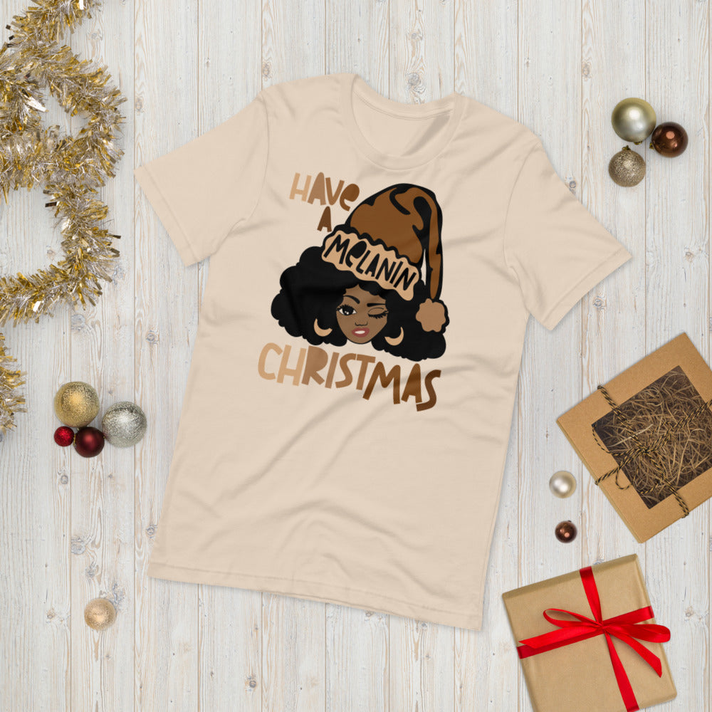 Have A Melanin Christmas Premium Soft Unisex Tee