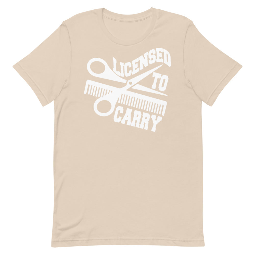 Licensed To Carry Premium Soft Unisex Tee - White Design