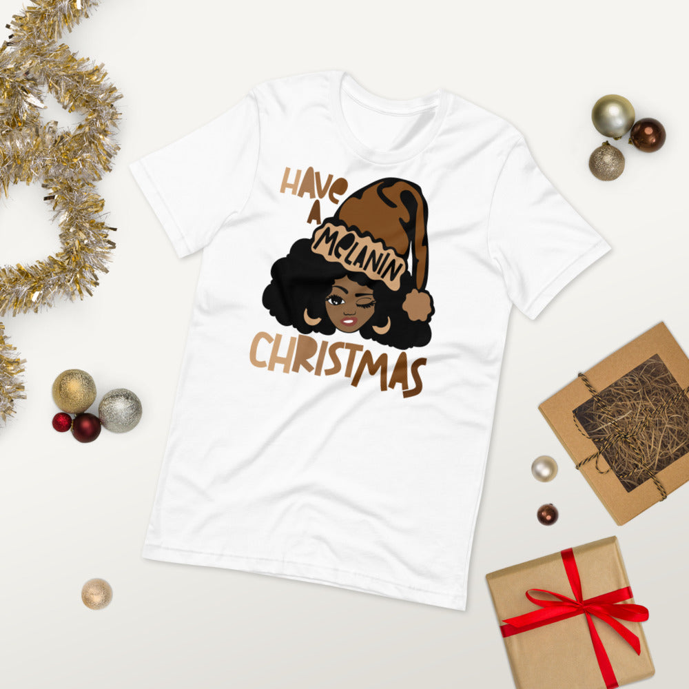 Have A Melanin Christmas Premium Soft Unisex Tee