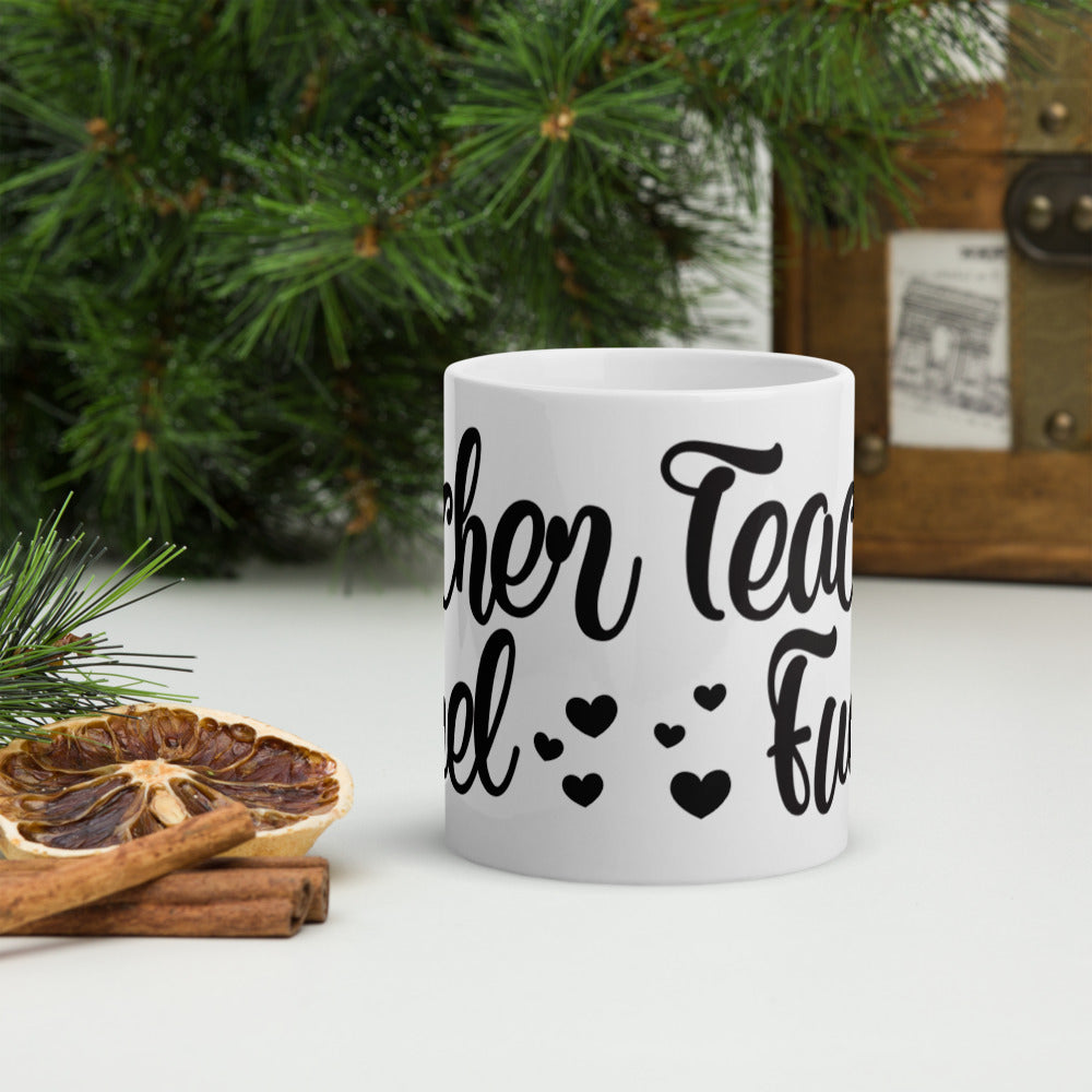 Teacher Fuel Glossy Mug