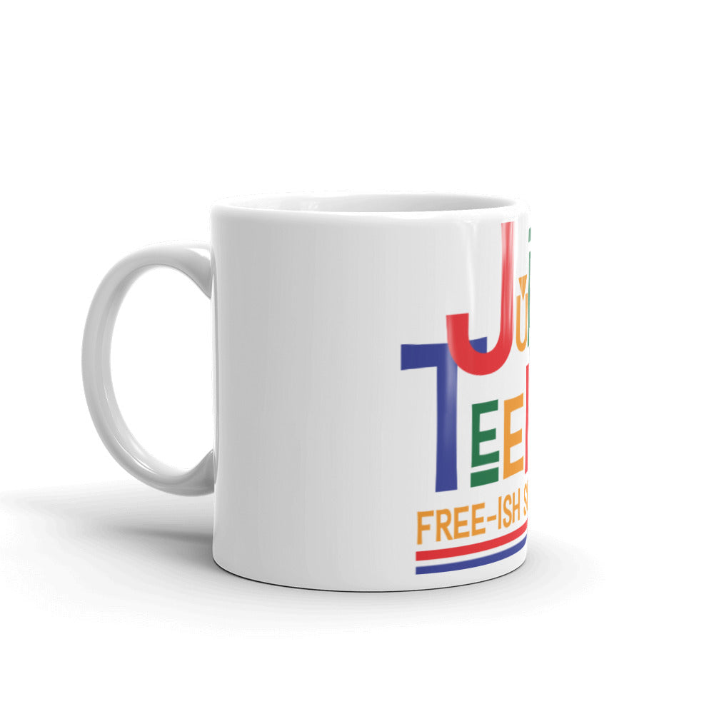Juneteenth White Glossy Mug