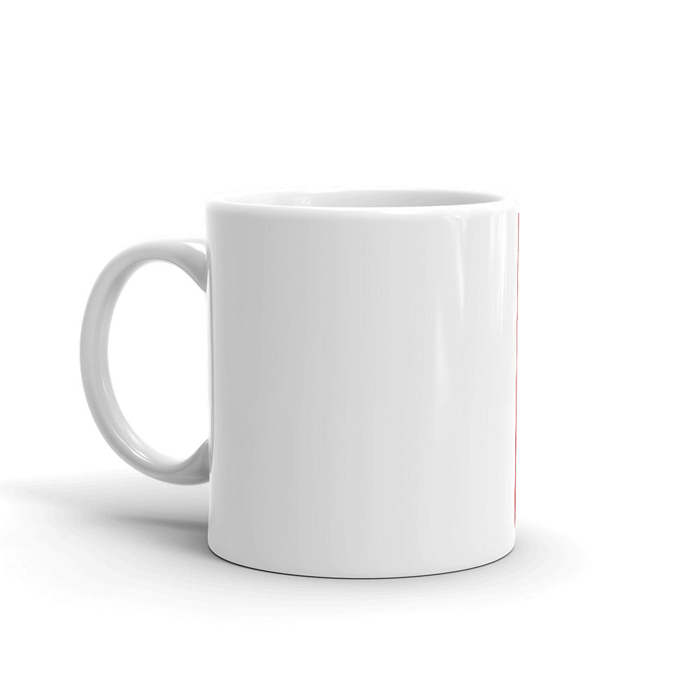 Juneteenth Flag White Glossy Mug