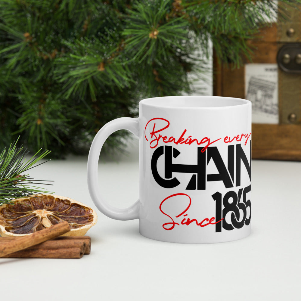 Breaking Every Chain Glossy Mug