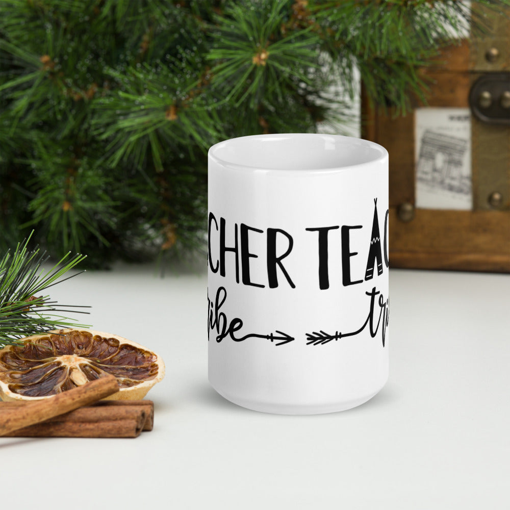 Teacher Tribe Glossy Mug