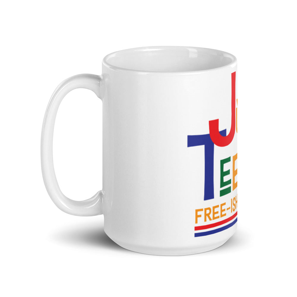 Juneteenth White Glossy Mug
