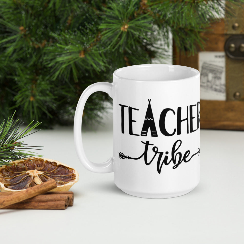 Teacher Tribe Glossy Mug