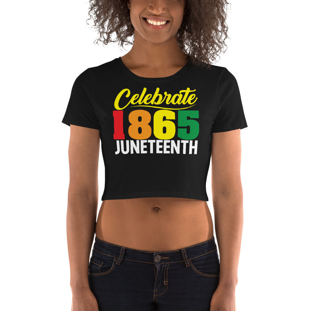 Celebrate 1865 Juneteenth Crop Tee