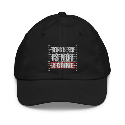 Being Black Is Not A Crime Youth Baseball Hat