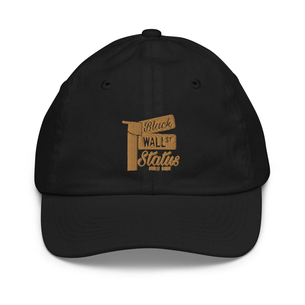 Black Wall Street Status Youth Baseball Hat