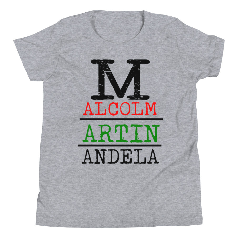 Malcolm Martin Mandela Premium Soft Unisex Youth Tee