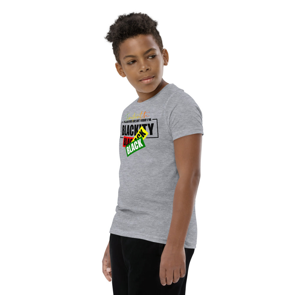 Juneteenth Black Black Premium Soft Unisex Youth Tee