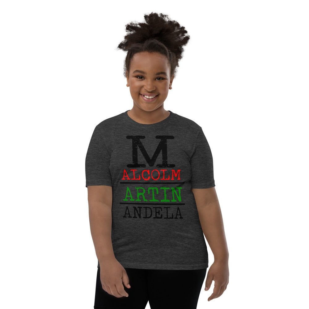 Malcolm Martin Mandela Premium Soft Unisex Youth Tee