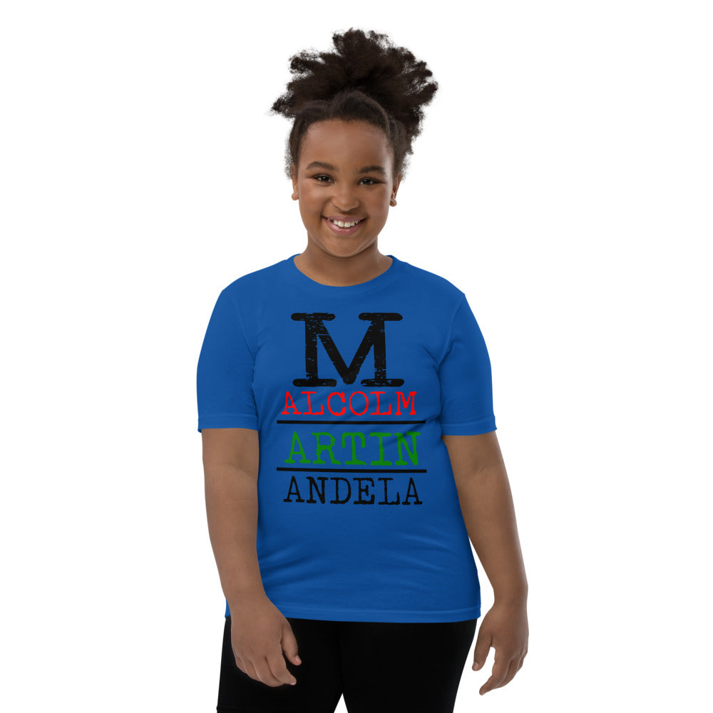 Malcolm Martin Mandela Premium Soft Unisex Youth Tee