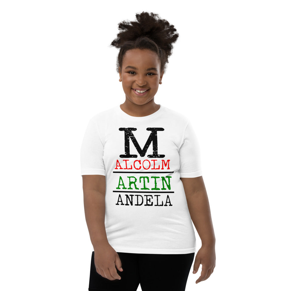 Malcolm Martin Mandela Premium Soft Unisex Youth Tee