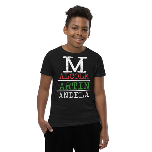 Malcolm Martin Mandela Premium Soft Unisex Youth Tee