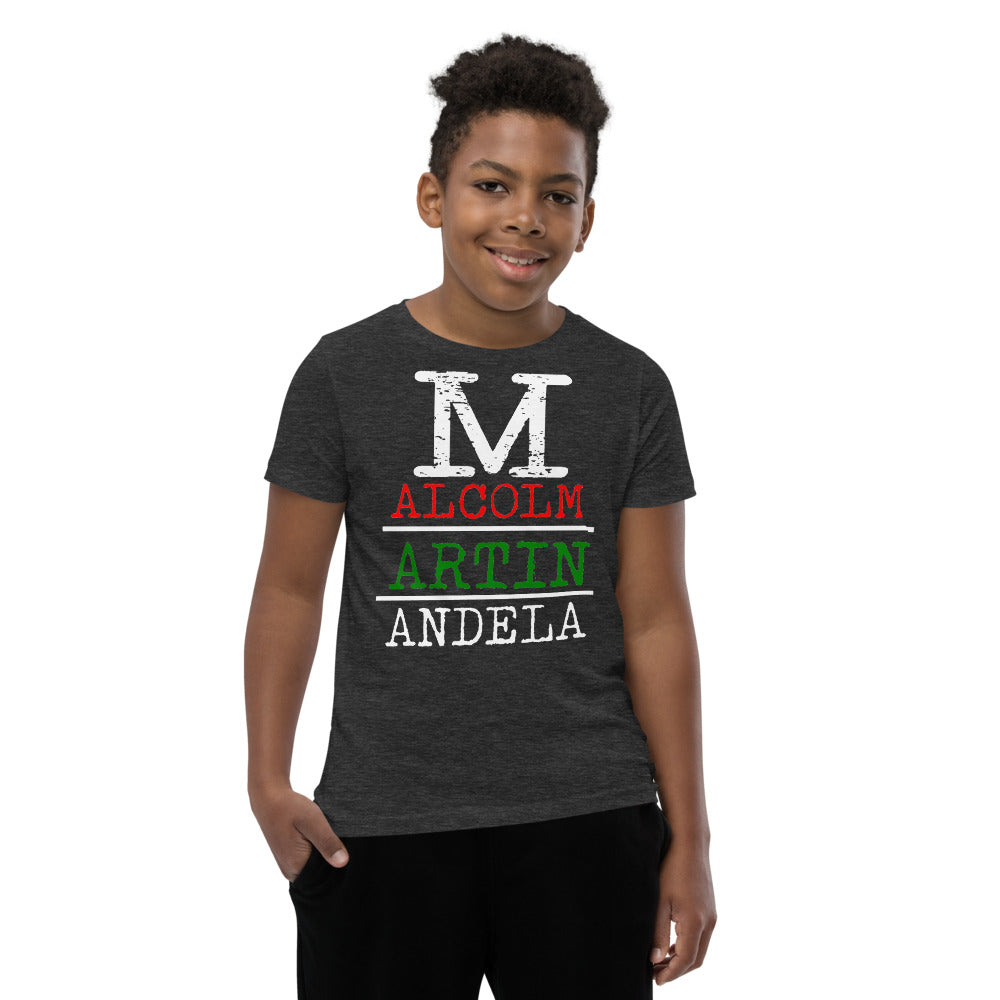 Malcolm Martin Mandela Premium Soft Unisex Youth Tee