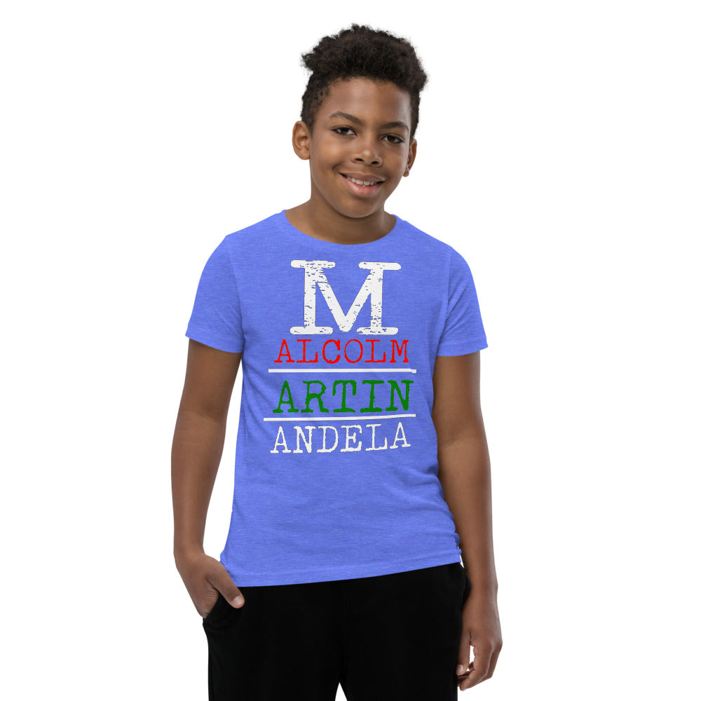 Malcolm Martin Mandela Premium Soft Unisex Youth Tee