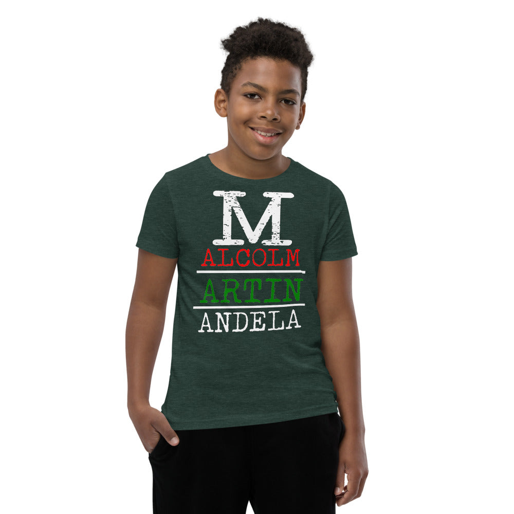 Malcolm Martin Mandela Premium Soft Unisex Youth Tee