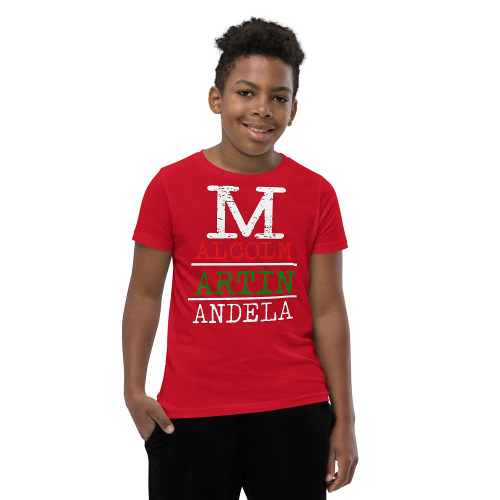Malcolm Martin Mandela Premium Soft Unisex Youth Tee