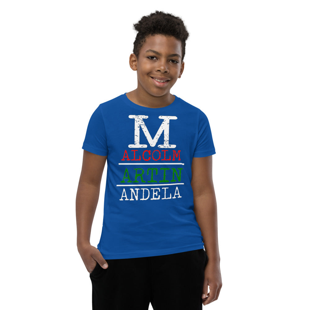 Malcolm Martin Mandela Premium Soft Unisex Youth Tee
