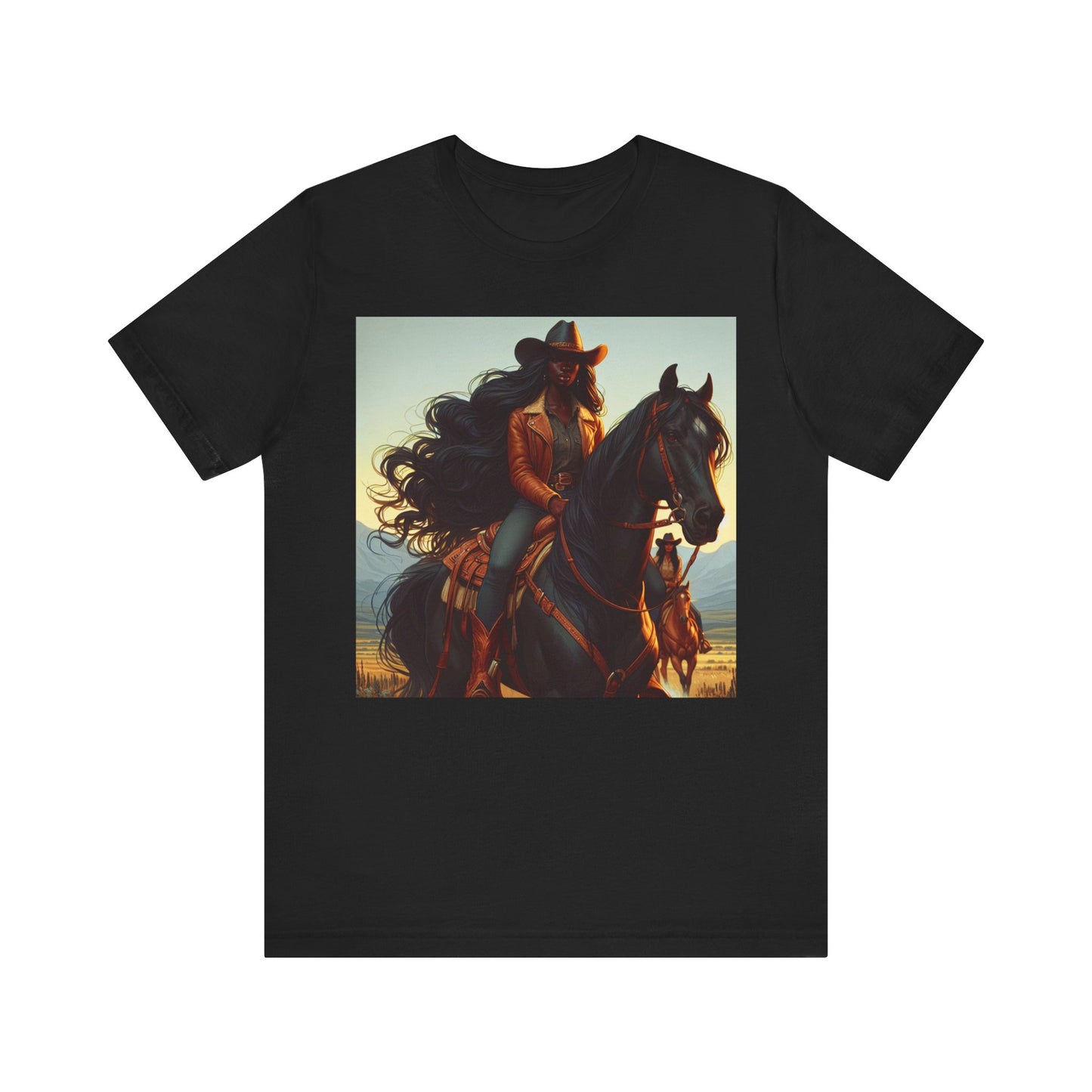 Unisex Black Cowgirl Shirt