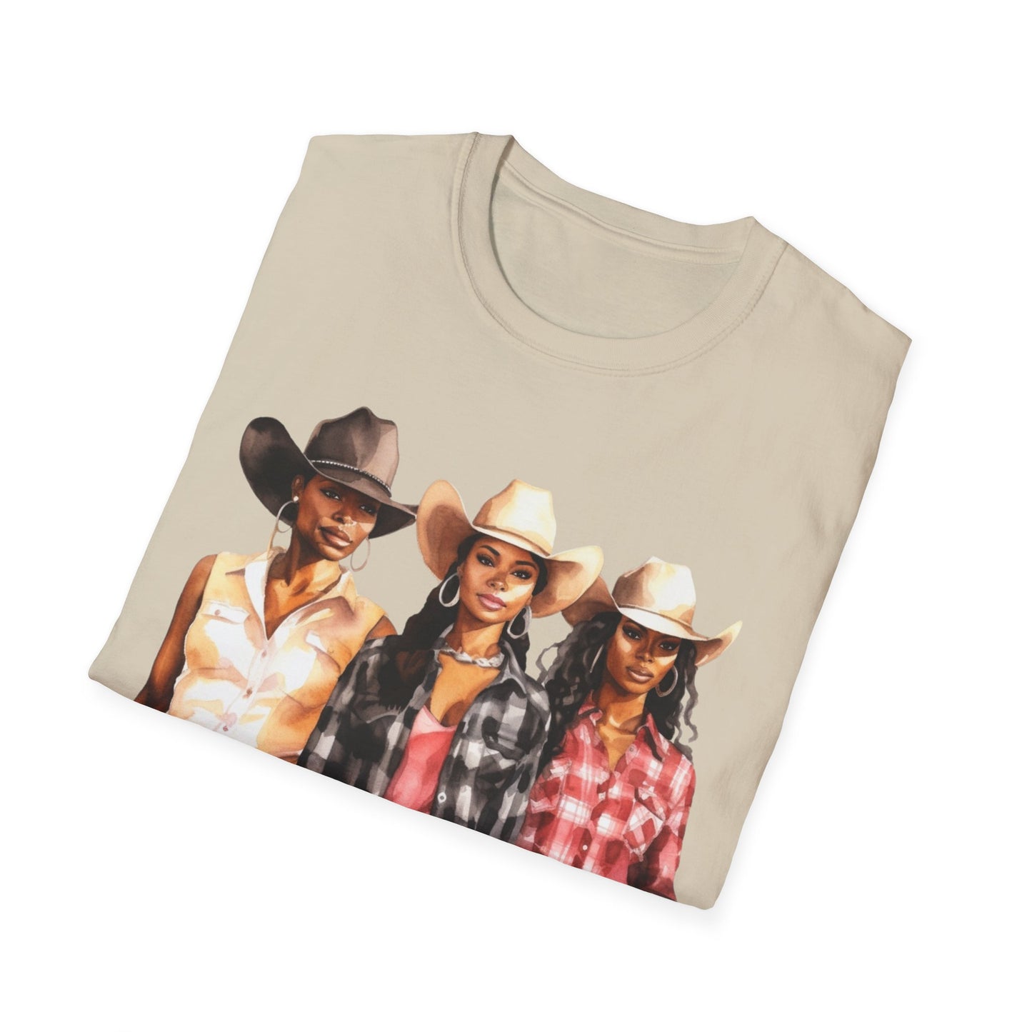 Unisex Black Cowgirl