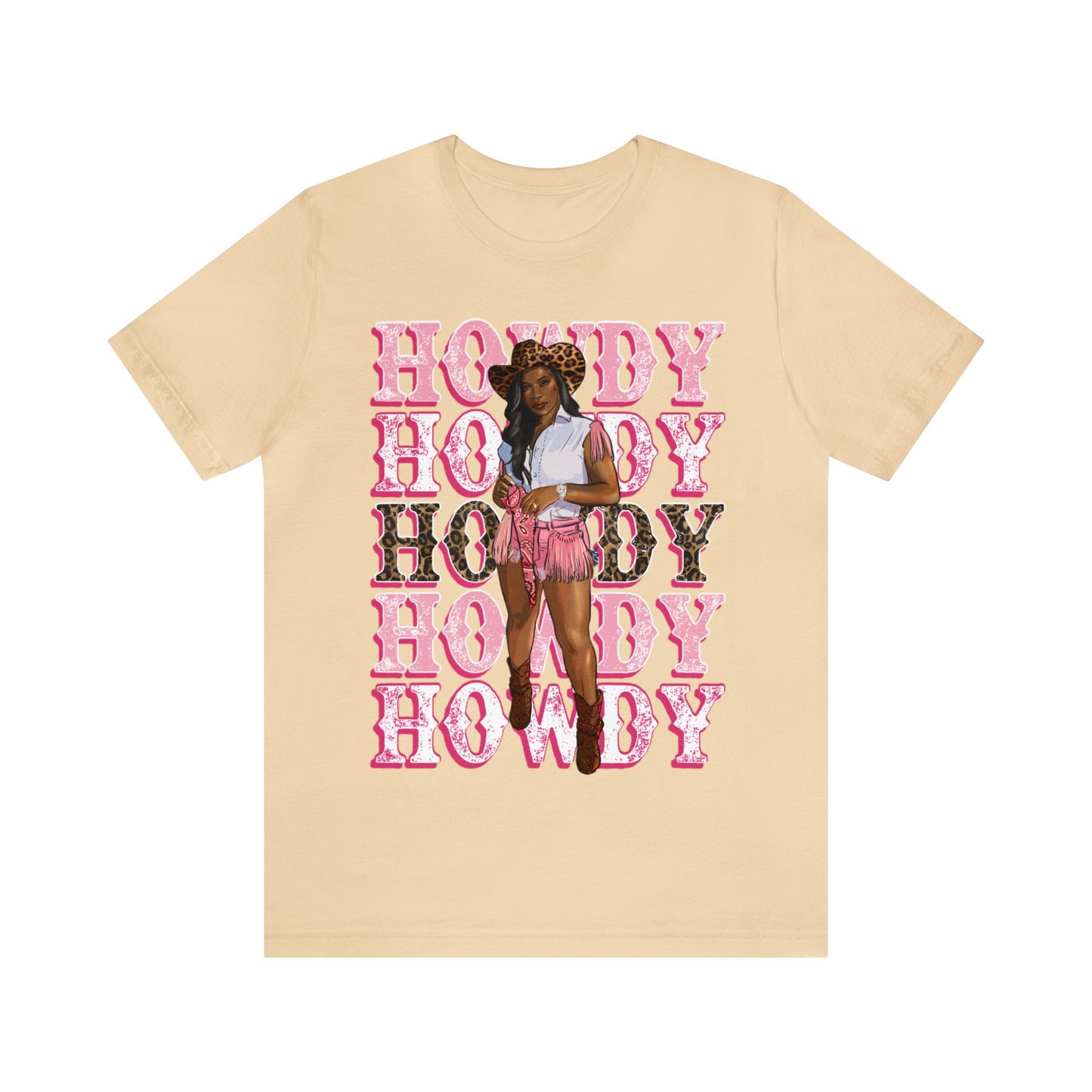 Howdy Black Cowgirl Unisex Tee