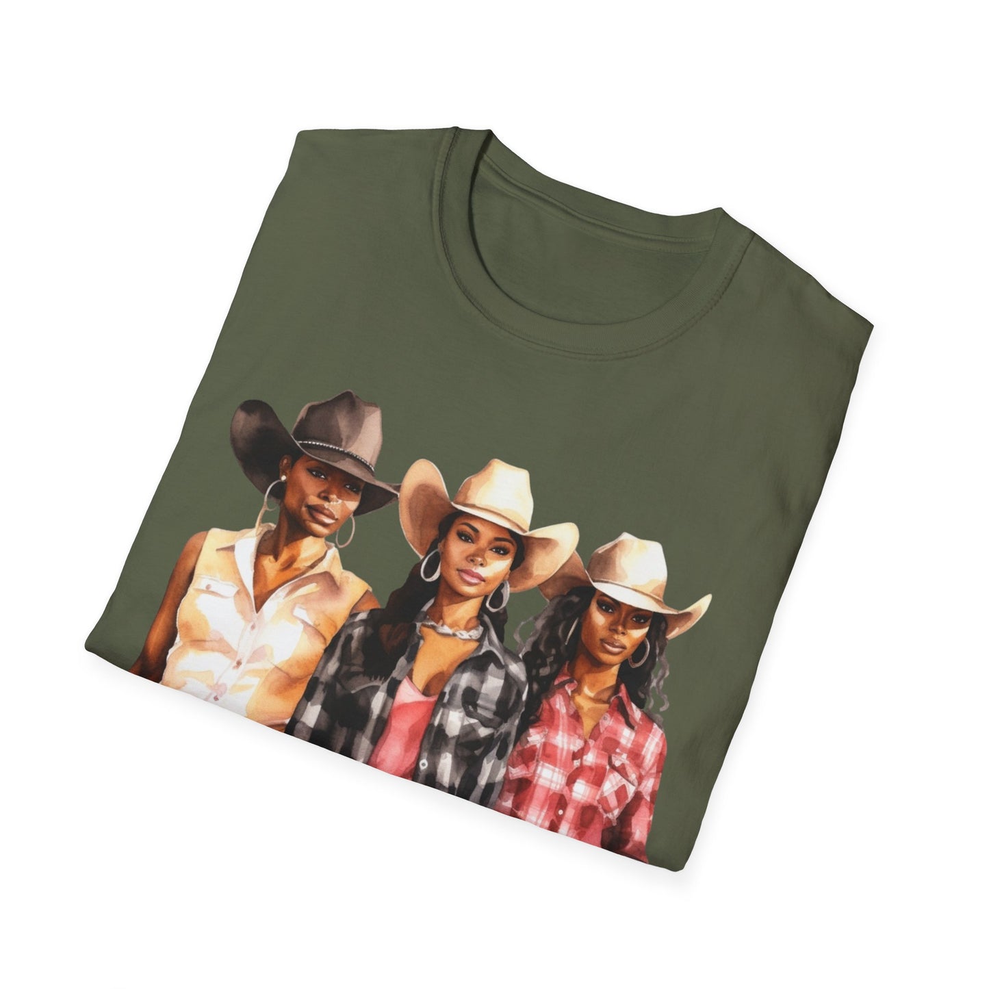 Unisex Black Cowgirl