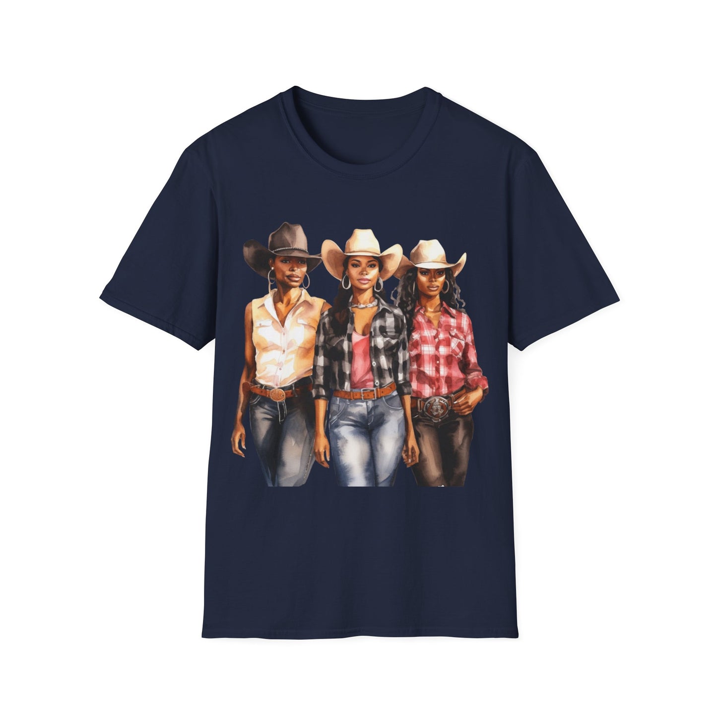 Unisex Black Cowgirl