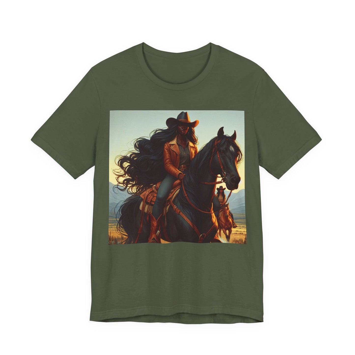 Unisex Black Cowgirl Shirt