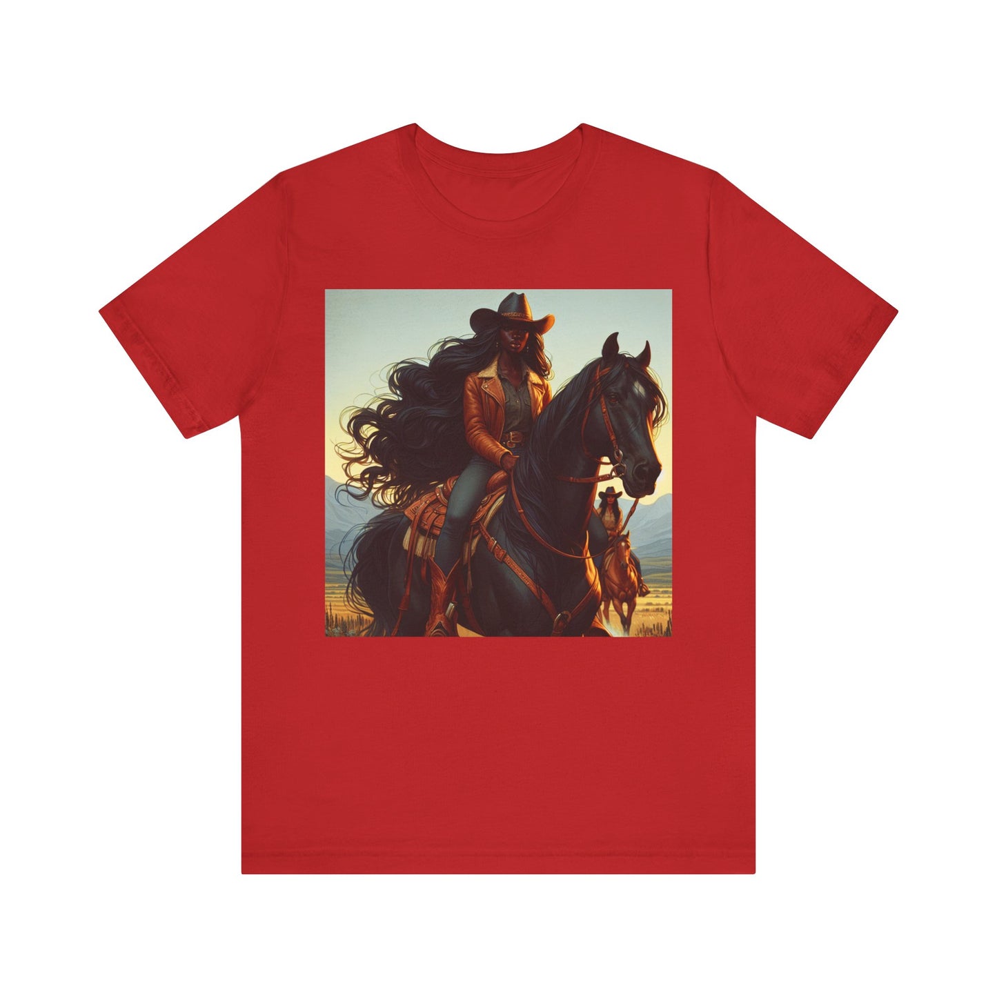 Unisex Black Cowgirl Shirt