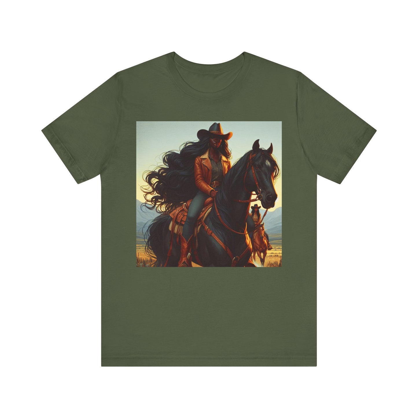 Unisex Black Cowgirl Shirt